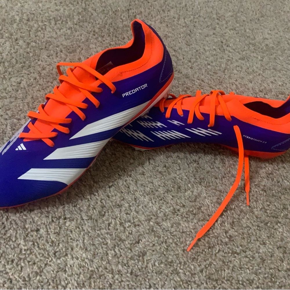 Adidas Predator Men's Athletic Shoes - Purple and Orange